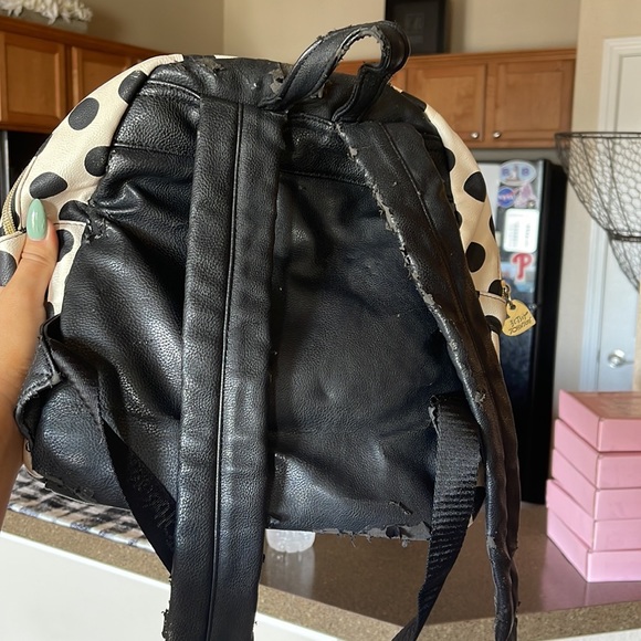 betsy johnson polka dot mini backpack - Picture 3 of 3